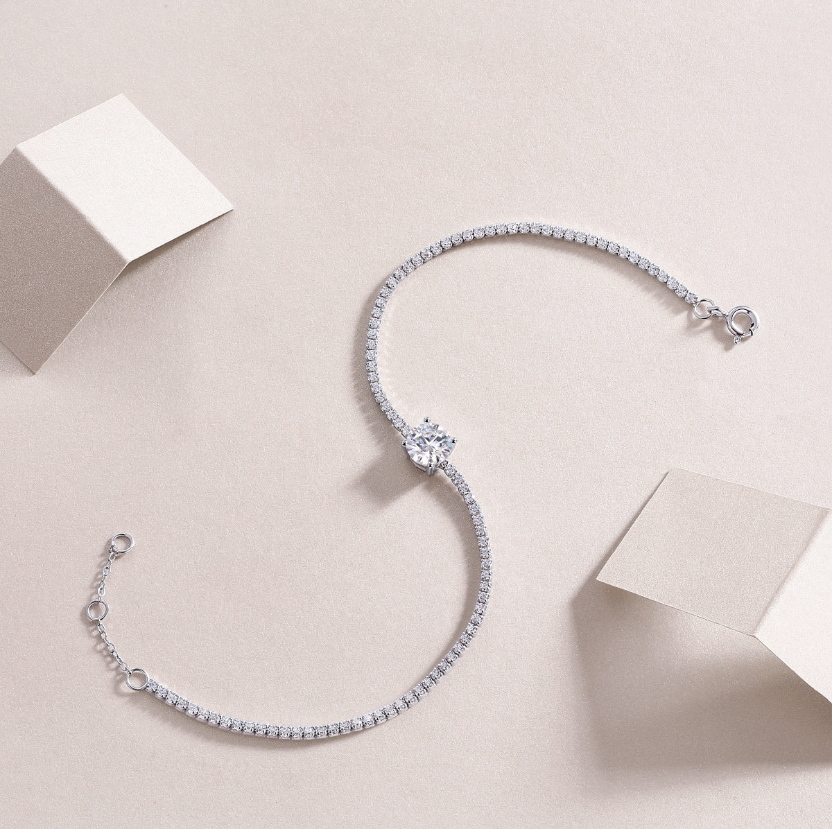 Mossan Diamond Bracelet S925
